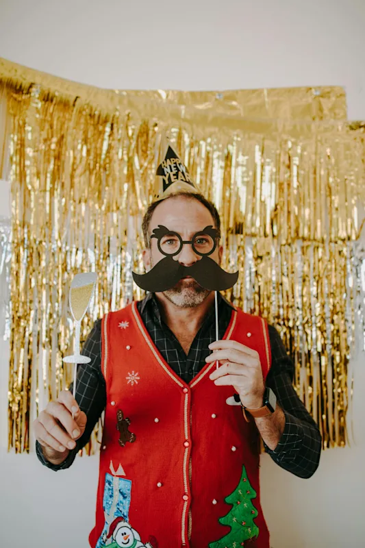 Photo booth person